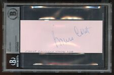 Bruce Cabot signed 2x5 cut autograph on 5-23-48 at California Country Club BAS picture