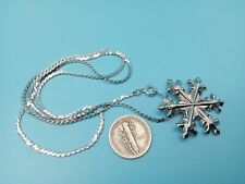 Gorham Sterling Silver Snowflake 1979 Christmas With 20