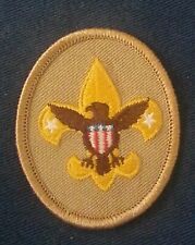 BSA TENDERFOOT RANK ADVANCEMENT PATCH (NEW - NEVER SEWN)  BOY SCOUT  C00017 picture