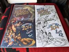 J SCOTT CAMPBELL 2014 FAIRYTALE FANTASIES B/W & COLOR CALENDARS SEALED  RARE OOP picture