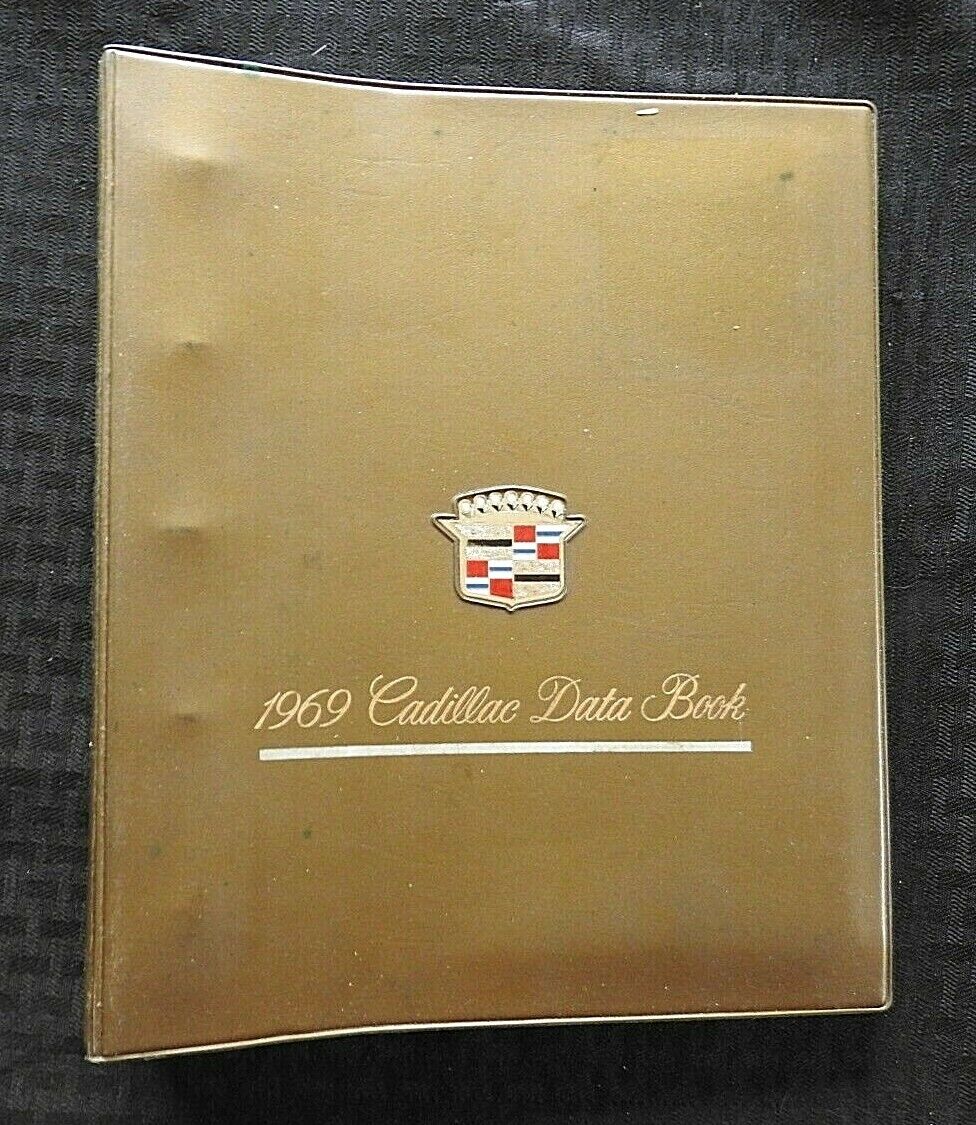 1969 Cadillac Data Book El Dorado Calais Coupe De Ville FLEETWOOD color chips