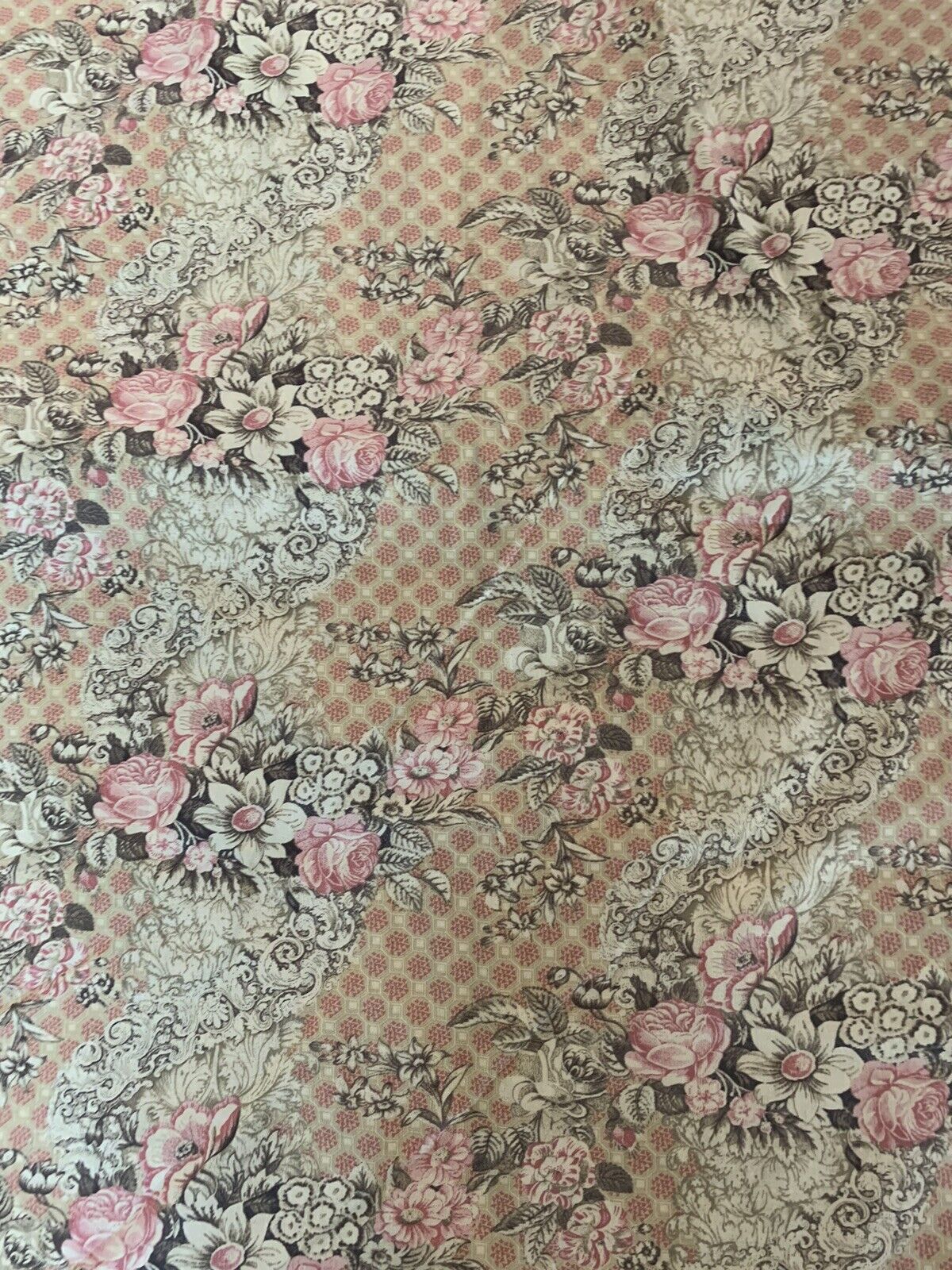 4 Yards Windham Decorator Fabric, Mary Koval Style #32677 Upholstery, Quilt Back