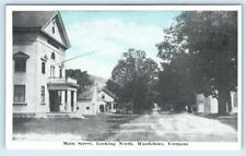 WARDSBORO, Vermont VT ~ MAIN STREET Scene - Windham County c1920s  Postcard picture