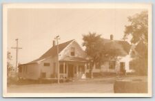Thetford Hill Vermont~Store & Post Office~Ice Cream~House Next Door~1939 RPPC picture