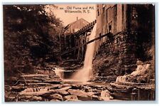 c1910's Old Flume Mill Williamsville NY New York Antique Unposted Postcard picture