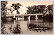 Postcard Vergennes Memorial Bridge, Vergennes, Vermont Posted 1953 picture