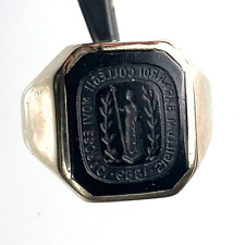 Vintage Barnard College Insignia Seal Ring. picture
