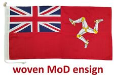 Isle of Man red ensign 1yd courtesy flag toggled premium sewn stitched woven UK picture