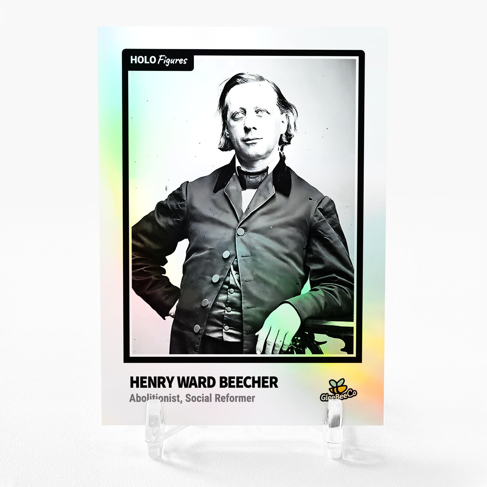 HENRY WARD BEECHER Photo Card 2023 GleeBeeCo Holo Figures #H577