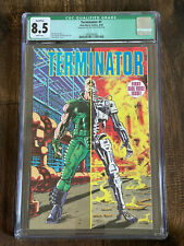 Terminator #1 (1990) Signed by Chris Warner CGC 8.5 White Pages picture