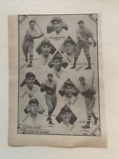 Cleveland Indians Earl Averill Roger Peckinpaugh 1930 Baseball 4X6 Team Picture picture