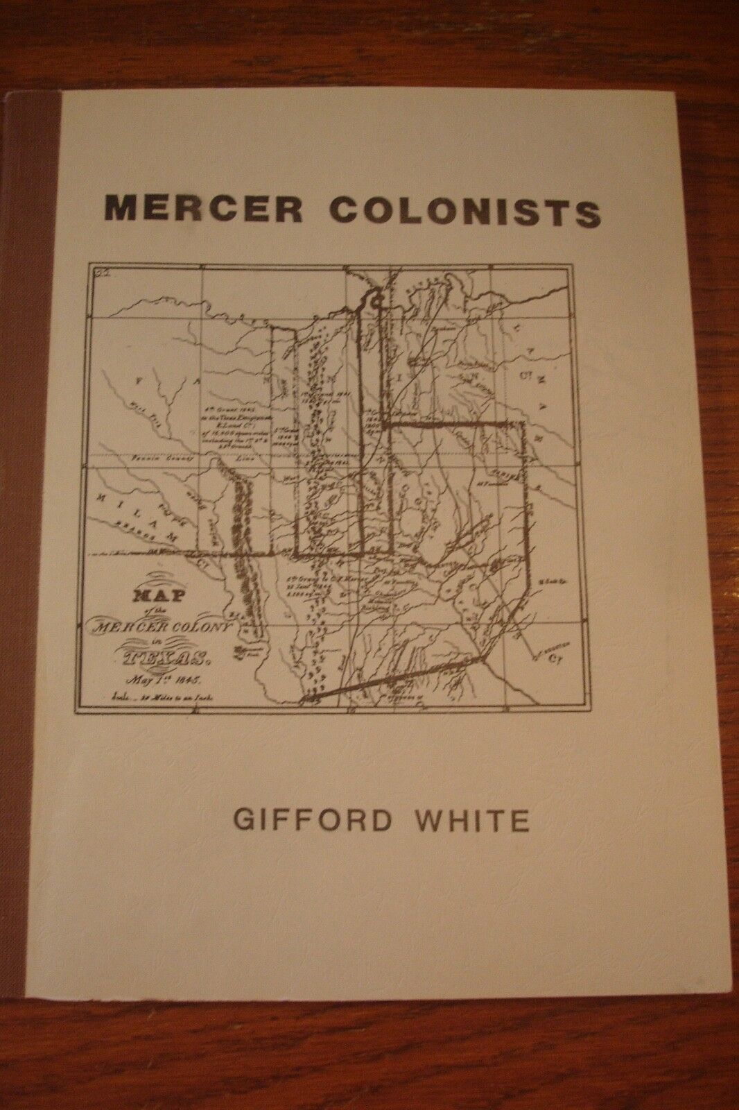 Estate 1984 1st Edition Mercer Colonists Family Genealogy Gifford White SC Book