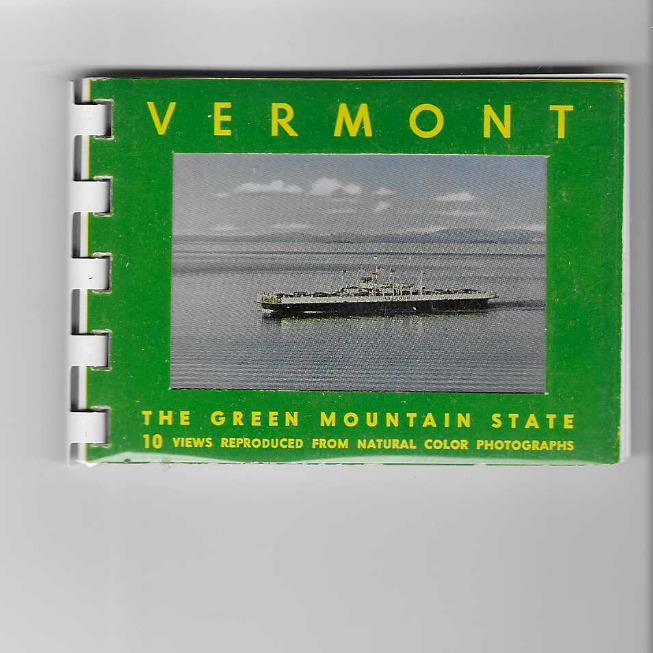 POSTCARD FOLDER-MINI-VERMONT-THE GREEN MOUNTAINS STATE-10 VIEWS