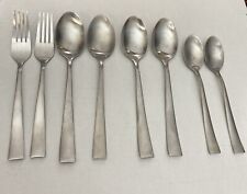 Cambridge Arden Satin Stainless Steel Dinner Forks Spoons 8 Mixed Pieces picture