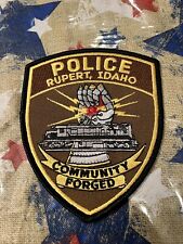 RUPERT IDAHO POLICE PATCH ( WITH TRAIN)  picture