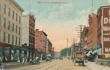 STAMFORD CT - Main Street Postcard - 1912 picture
