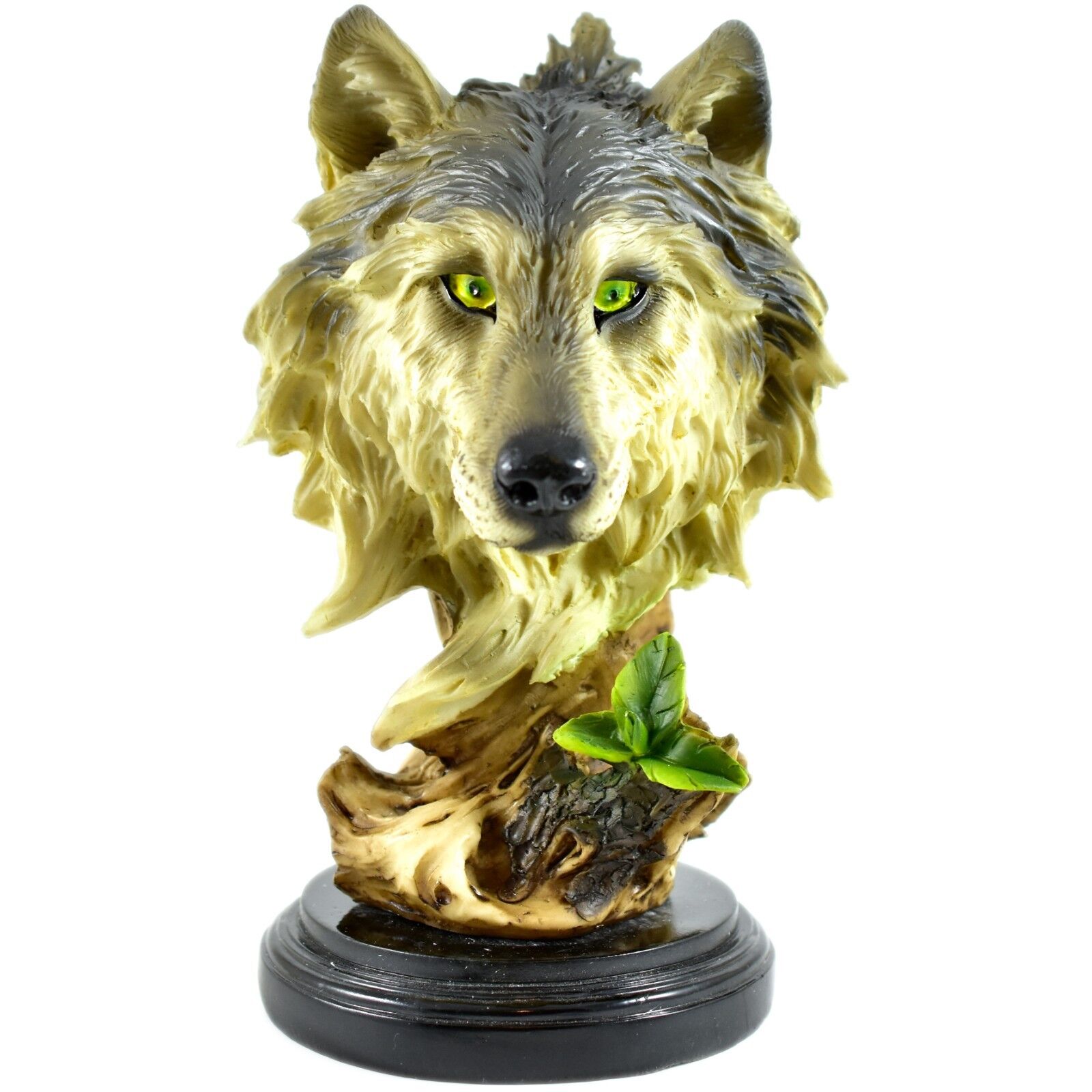Americana Rustic Nature Gray Wolf Head Bust 8.5\