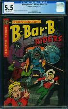 BOBBY BENSON'S B-BAR-B RIDERS 18 CGC 5.5 OFF WHITE PAGES 1953 MAGAZINE A8 picture