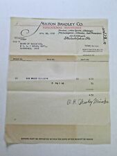 Vtg. 1931 Milton Bradley Correspondence Bloomdale OH Board of Education  5633 picture