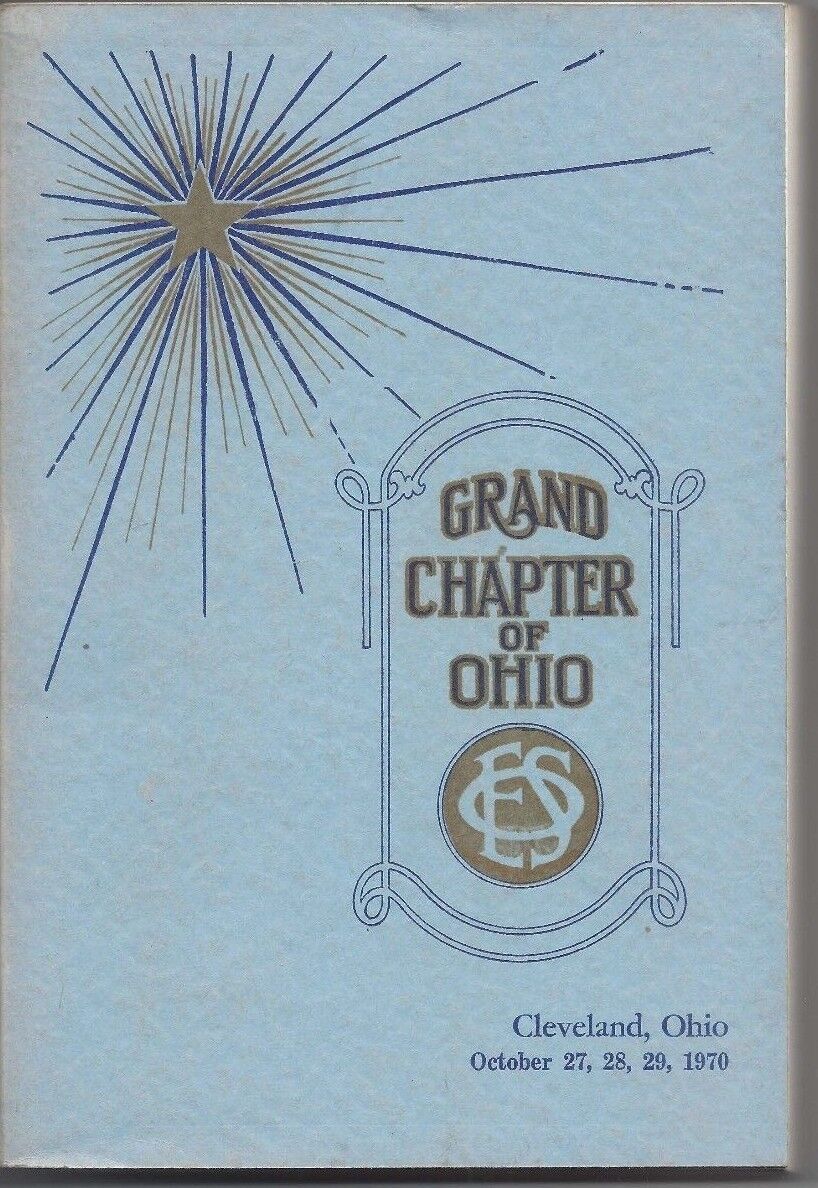 Proceedings of the Grand Chapter Order Eastern Star, OH. 1970-79, Lot 102