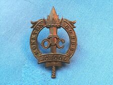 The Monkton School ( Bath ) Officer Training Corp cap badge. picture