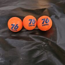 VINTAGE UNION 76  ORANGE  ANTENNA BALL TOPPER LOT OF 3 NEW OLD STOCK picture