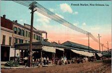 New Orleans LA-Louisiana, French Market, Antique, Vintage Souvenir Postcard JA26 picture