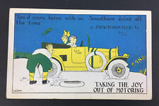 Vintage Car Motoring Proctorsville Vermont Postcard picture