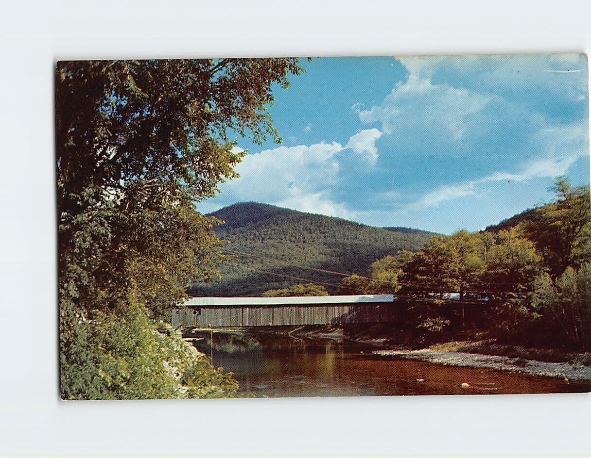 Postcard Old Scott Bridge Townshend Vermont USA