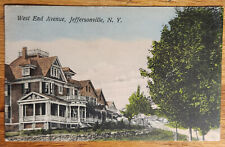 West End Avenue Jeffersonville New York NY Postcard 1915 W. Becker Germany picture
