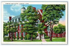 1941 Pomfret Prep School Exterior Pomfret Connecticut CT Posted Trees Postcard picture