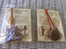 Arawak Artifacts Jamaica good luck Talisman Taino Zemi replica necklace lot picture