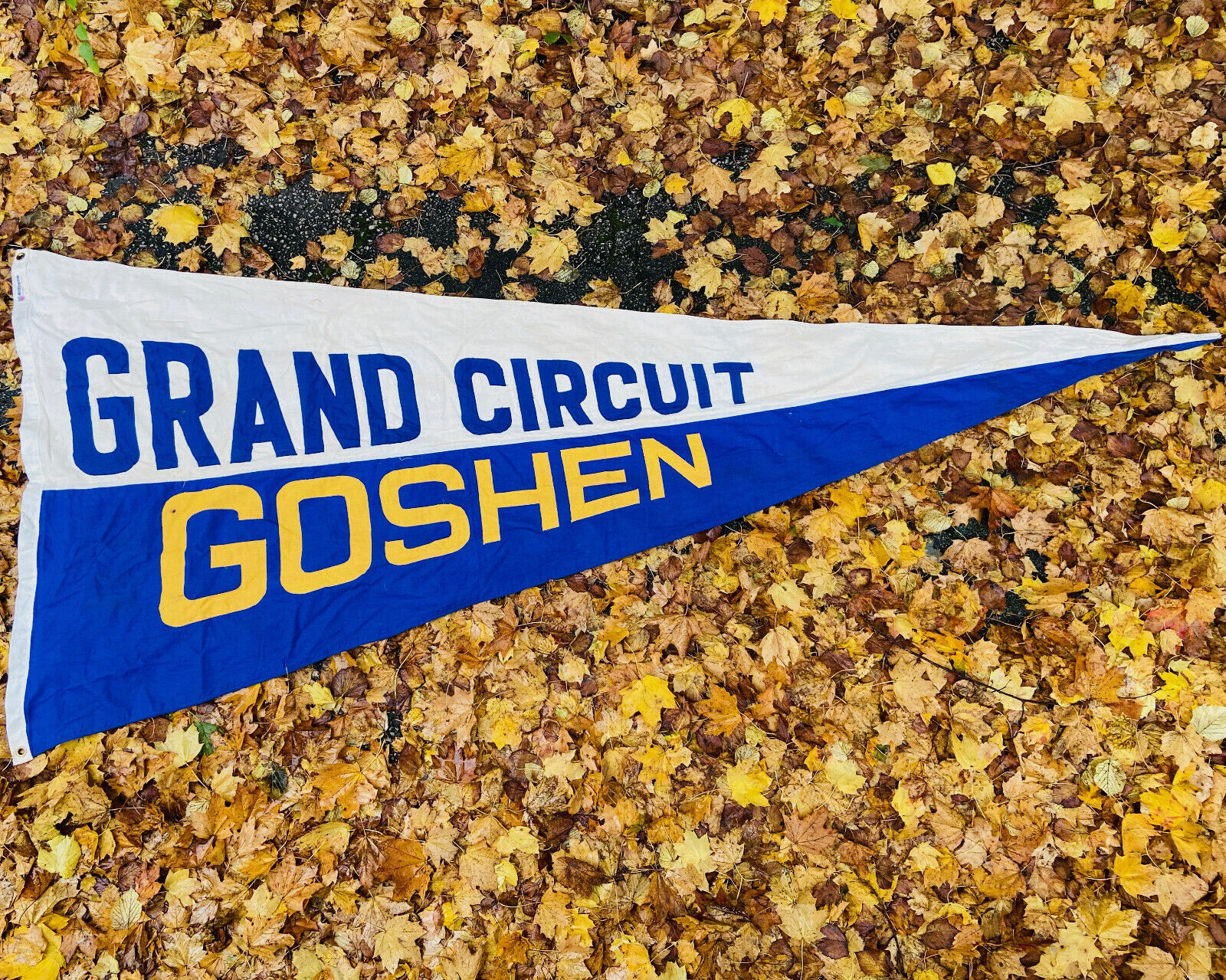 Goshen Historic Track Flag LARGE Banner Grand Circuit Orange County New York