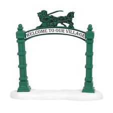 Department 56 Village Accessories Winter Welcome Archway Figurine 4.5 Inch picture