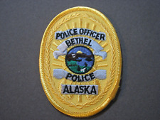 BETHEL ALASKA POLICE OFFICER Collectible Patch #A-822 picture