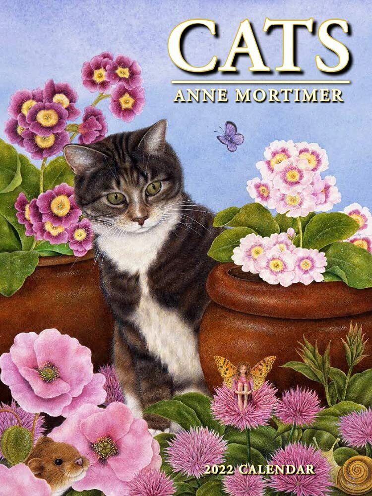 CATS BY ANNE MORTIMER - 2022 WALL CALENDAR - BRAND NEW - 3779