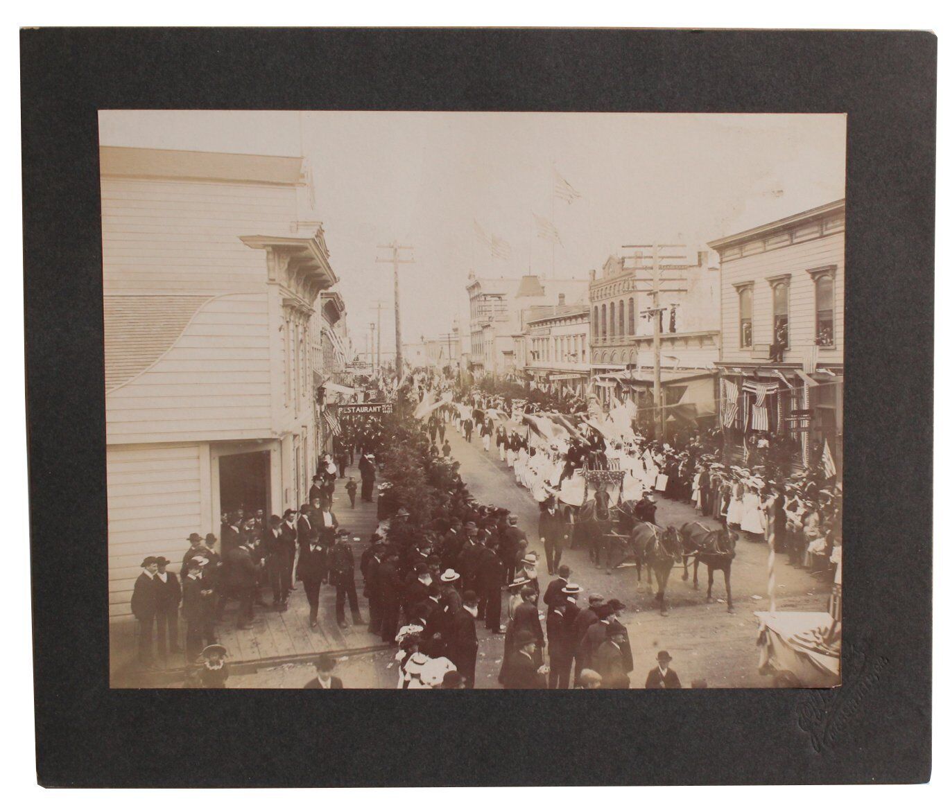 Marshfield Oregon 1897 Parade Photos Photographs