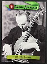 Felix Salmond Cellist Musician 2021 Famous American Card #212 (NM) picture