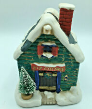 Christmas Village Small North Pole Christmas Elf's Cottage Shop Lighted  picture