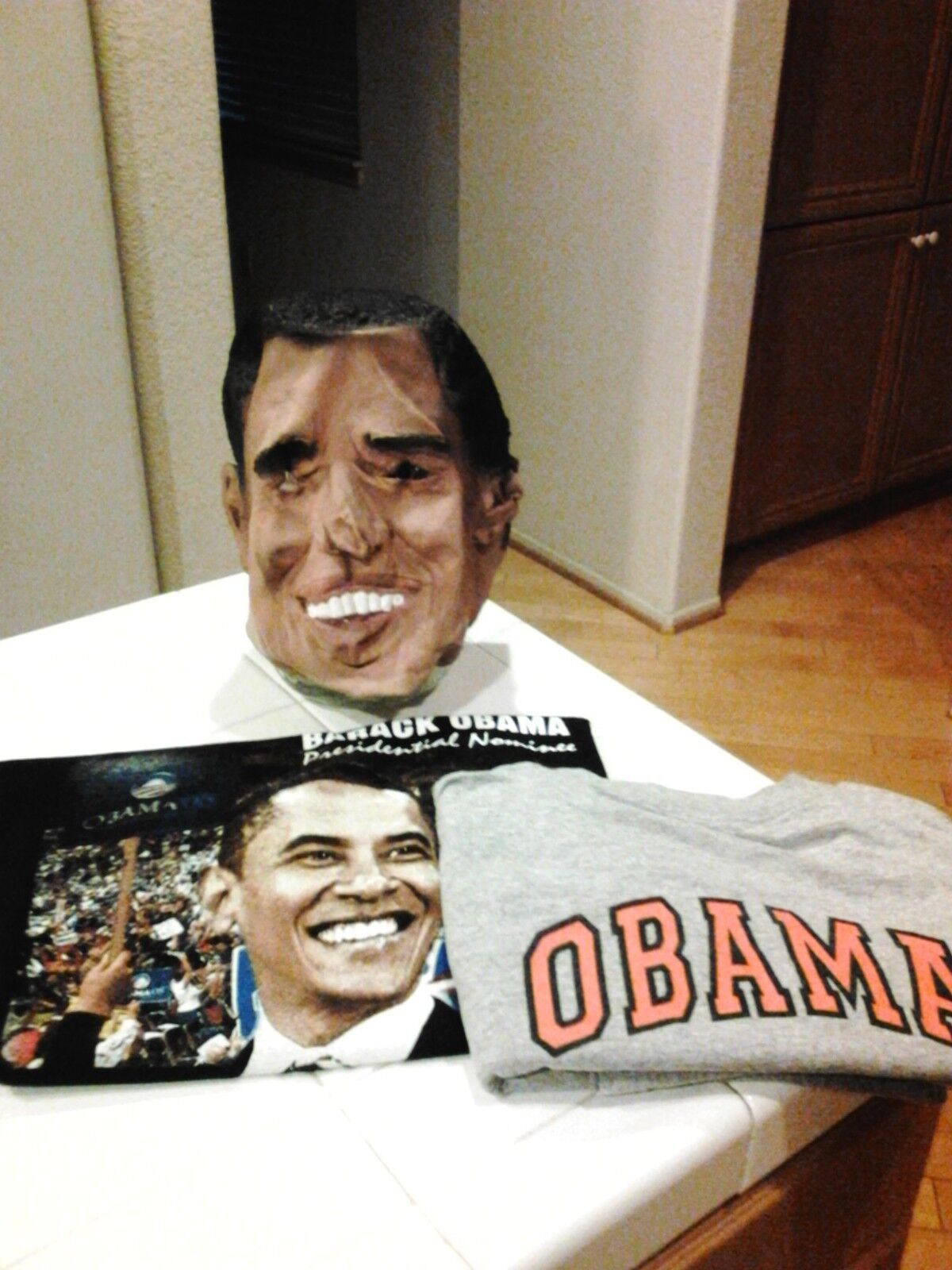 Obama T Shirts (2) & No Mask