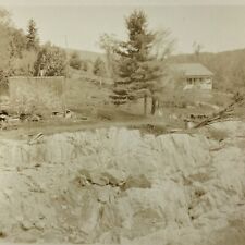 RPPC 1927 Main Street Flood Damage Cavendish Vermont VT picture