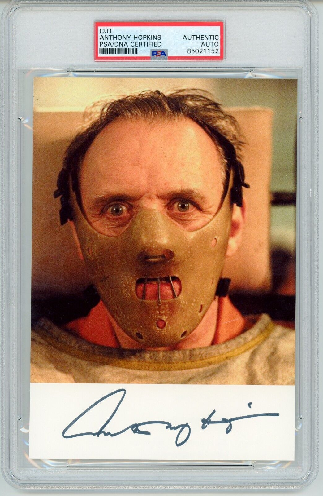 Anthony Hopkins ~ Signed Hannibal Lecter Silence of the Lambs Autograph~ PSA DNA