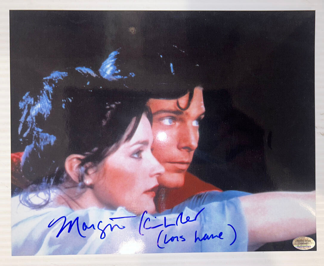 Margot Kidder Lois Lane Superman 8 x 10 Glossy Color Photo Signed Authenticated.