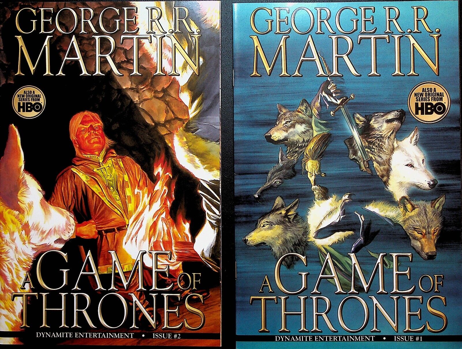 A Game of Thrones 1 and 2 Set Dynamite Entertainment 2011 George RR Martin