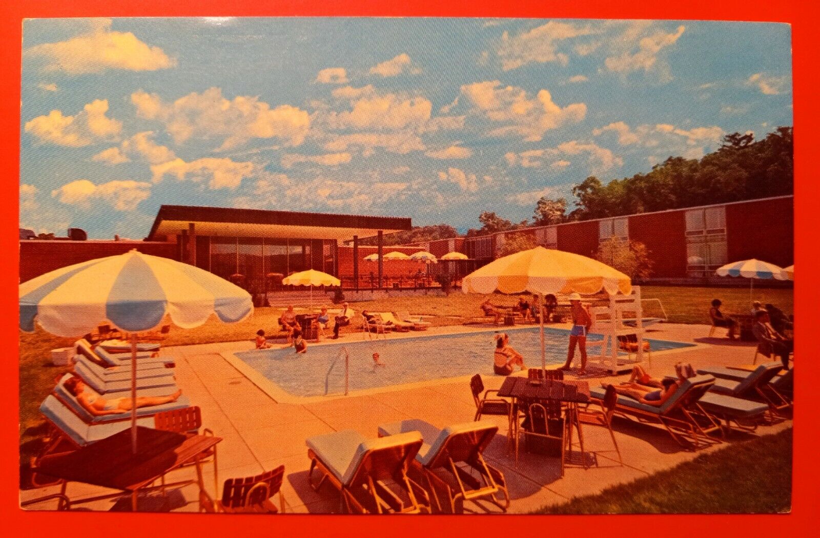 Charter House Hotel Motel Vintage  Postcard Braintree Mass - Roadside