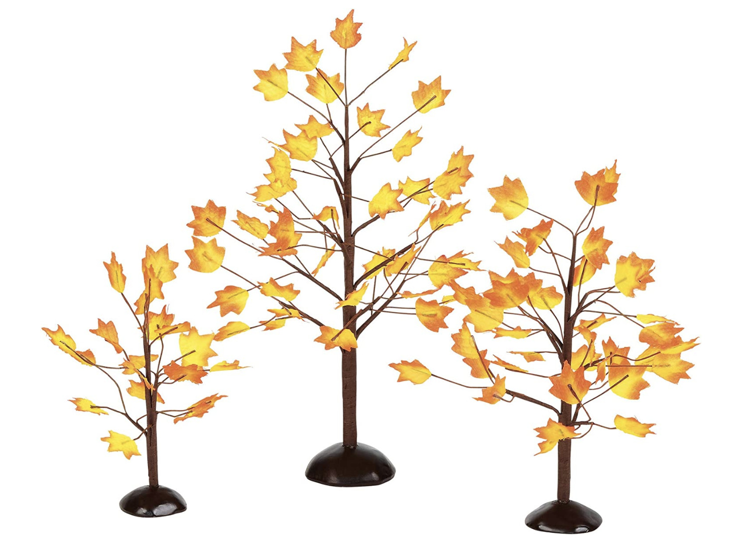 Department 56 Village Autumn Maple Trees (Set of 3), 