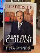 RUDY GIULIANI MAYOR OF NEW YORK NY Signed Book Leadership Autographed picture