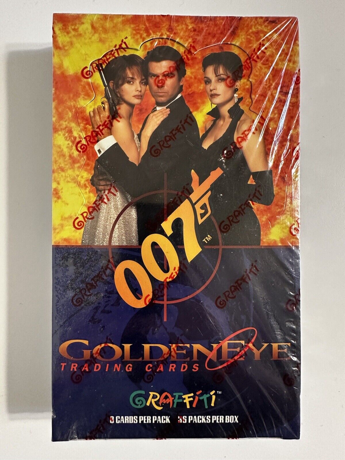 James Bond 007 Goldeneye 1995 Graffiti Trading Cards Factory Sealed Box 36 Packs