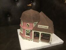ORIGINALDept 56 Seasons Bay The Grand Creamery 1st Edition Christmas Pink House picture
