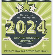 Berkshire Hathaway 2024 Annual Shareholder Meeting Pass - Warren Buffett picture
